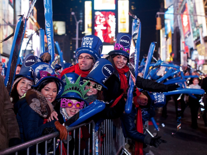 Times Square on New Year