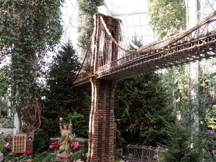 The Holiday Train Show at the New York Botanical Gardens in Bronx