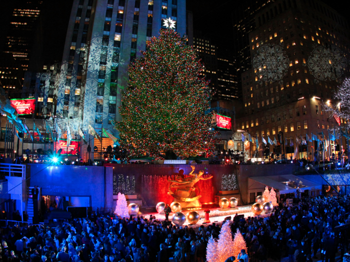 The Rockefeller Center Christmas Tree Lighting