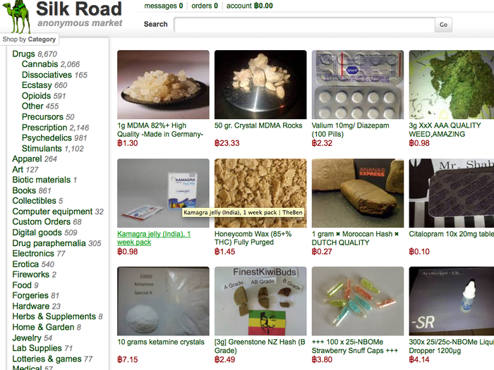 In 2011, the Silk Road, an online marketplace for illegal drugs, launches. It uses bitcoin as its chief form of currency.