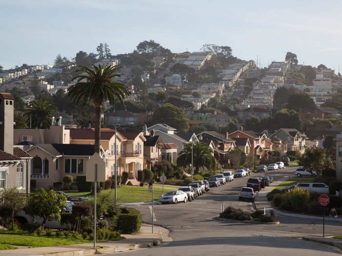 Near the theater, Ingleside slides into Ingleside Terrace, which is marked on Google Maps as a distinct neighborhood. Strolling through, we realized why.