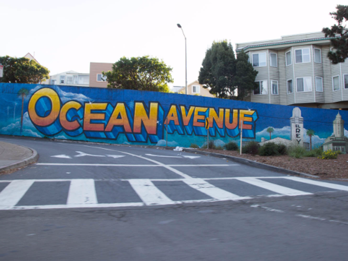 After we got out of the park, it was time for coffee. We headed to Ocean Avenue, the main drag. The strip has had new supermarkets, restaurants, and condos crop up recently.