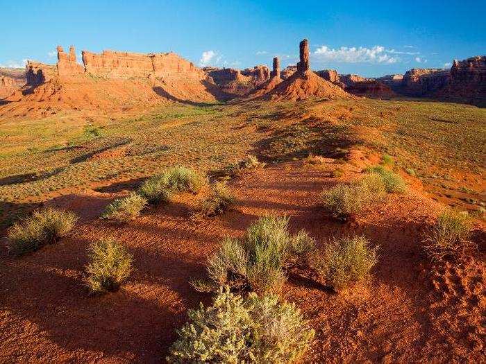 Bears Ears is named for a pair of buttes that rise over 2,000 feet above the surrounding valley. Many of the Native American tribes in the region held the formations as sacred.