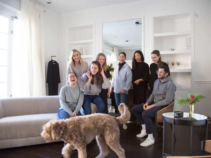 She and her cofounder, Agnew, an alumna of Stitch Fix and ModCloth, assembled a team of women to build their ideal brand. (Modern Citizen added its first male employee in 2017.)