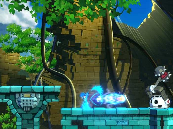 Similarly, a charged shot is seemingly part of Mega Man