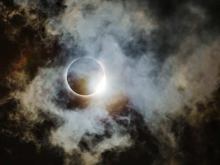 The total eclipse of 2017 seen from the path of totality in Georgia.