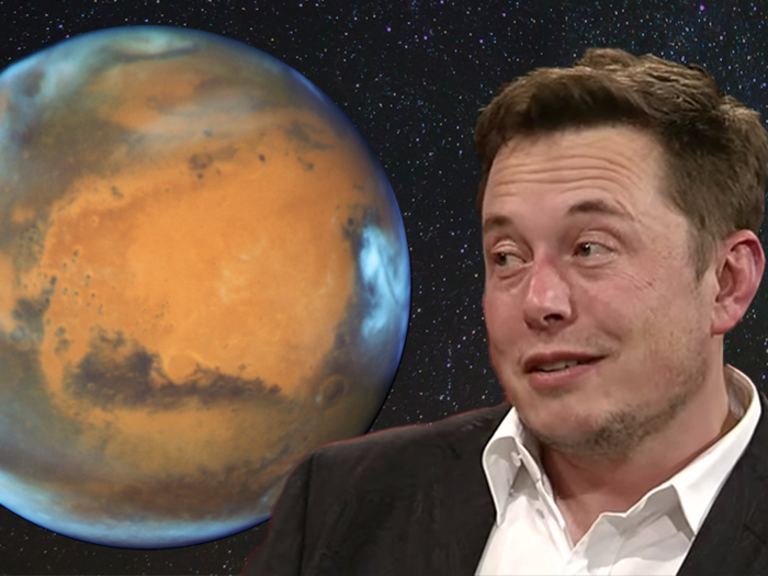 We will go to Mars by 2025.