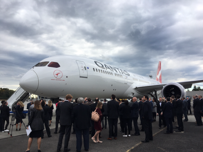 Here is the first Qantas Boeing 787-9 fresh out of the Everett factory.