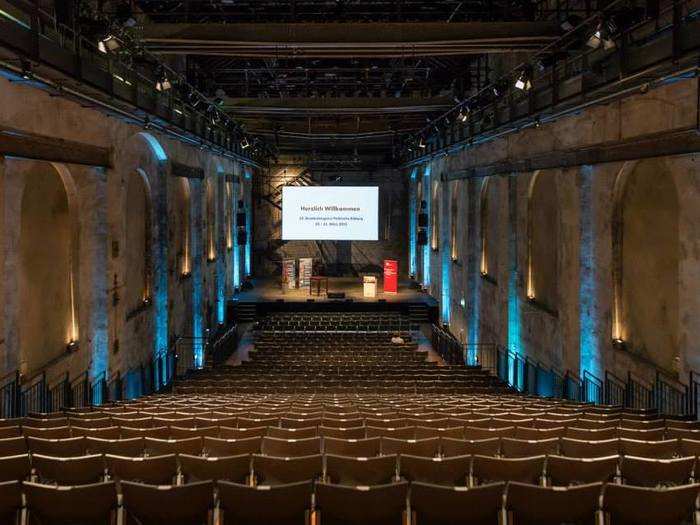 A theater and co-working space in Germany