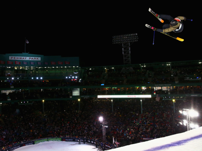 Freestyle skier Andri Ragettli soared higher than even the most majestic of Red Sox home runs, as the Swiss teenager found big air during a one-of-a-kind event in 2016.