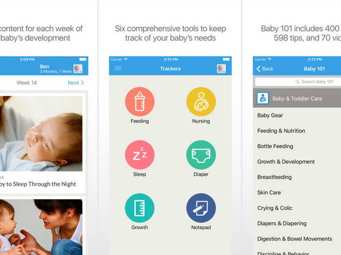 WebMD Baby App is an all-in-one tracker for feeding, sleep, and diaper changes.