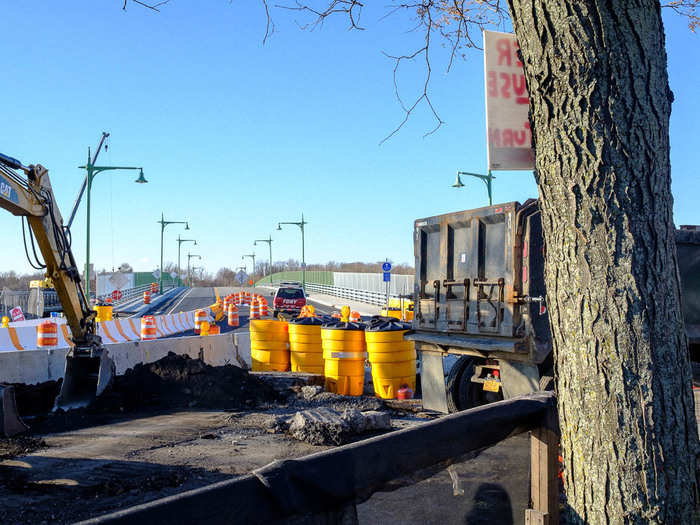 You can drive there by heading through Pelham Bay Park, New York City