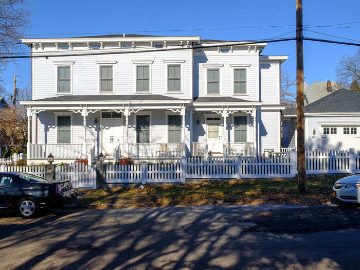 The oldest house on the island is the Schofield House, which was built in 1840. From the looks of it, it was recently restored and painted. The house on Google Maps looks significantly more rundown.