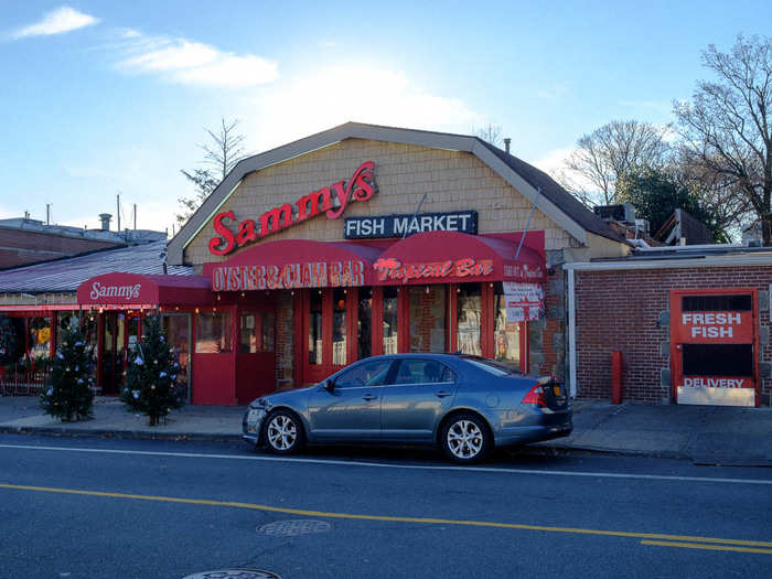 But there are plenty of options. Many of the sit-down restaurants are Italian-influenced seafood and pasta joints, like Sammy