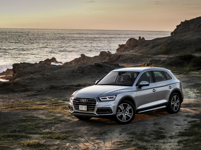 "Even among notable competitors such as the Mercedes-Benz GLC, BMW X3 and Acura RDX, the 2018 Audi Q5 stands out with its stellar blend of performance, comfort and capability," Kelley Blue Book wrote about the car. "Throw in an impressive roster of standard safety features, and the Q5