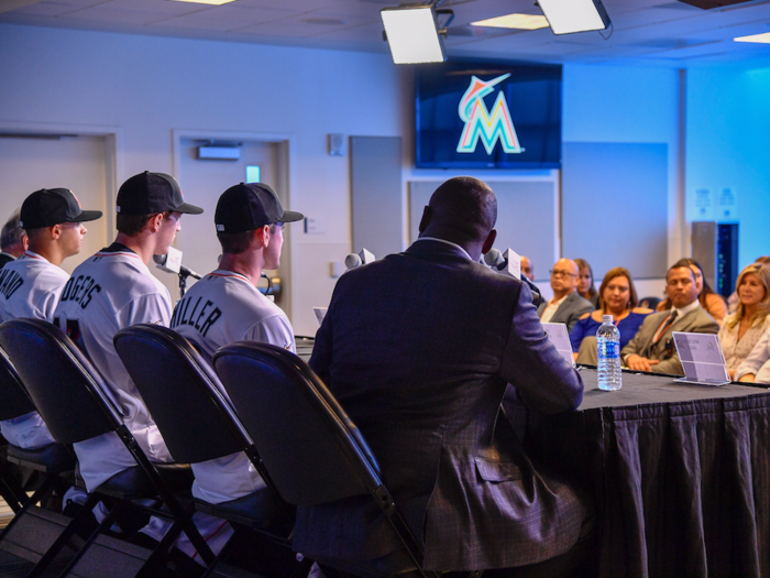 All of that occurred over a familiar backdrop: discord in the Marlins front office.