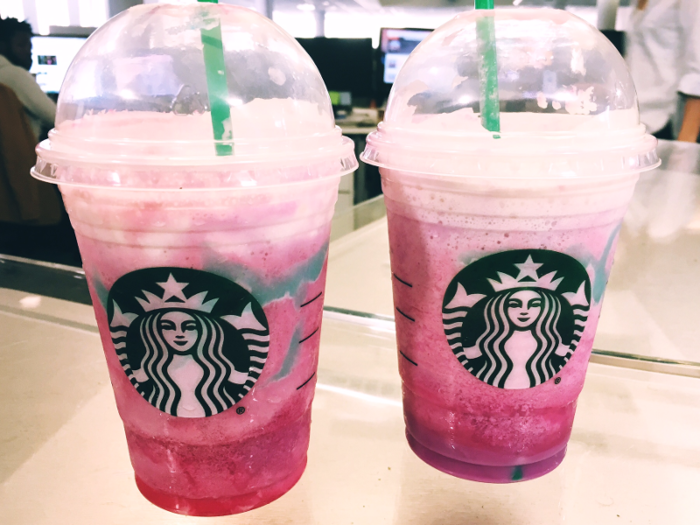 1. Unicorn Frappuccino — 410 calories