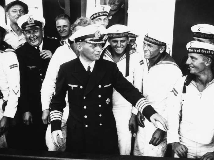 Harwood still thought that the Graf Spee had sustained little damage during the December 13 battle, and he set as his goal the total destruction of the German warship. But the commander of the Graf Spee was convinced that a much more imposing force awaited him in the waters outside Montevideo. Rather than risking another engagement, he scuttled the ship on December 17.