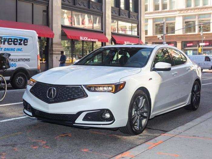 Best: midsize luxury sedan: Acura TLX A-SPEC SH-AWD