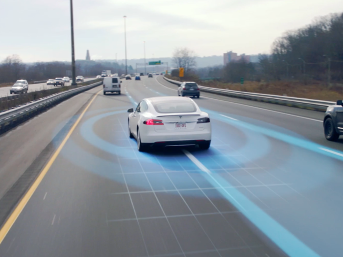 When driving on the highway, Enhanced Autopilot can control the vehicle