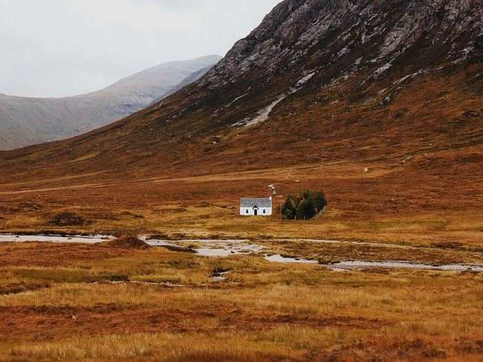 Stay in an off-grid Scottish bothy.