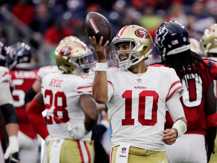 18. Jimmy Garoppolo, San Francisco 49ers