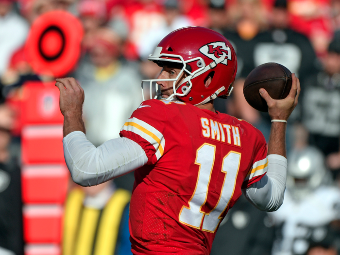 11. Alex Smith, Kansas City Chiefs