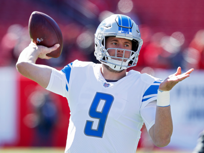 6. Matthew Stafford, Detroit Lions