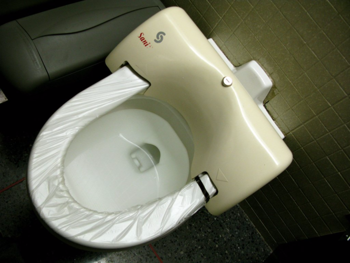 Using toilet-seat liners