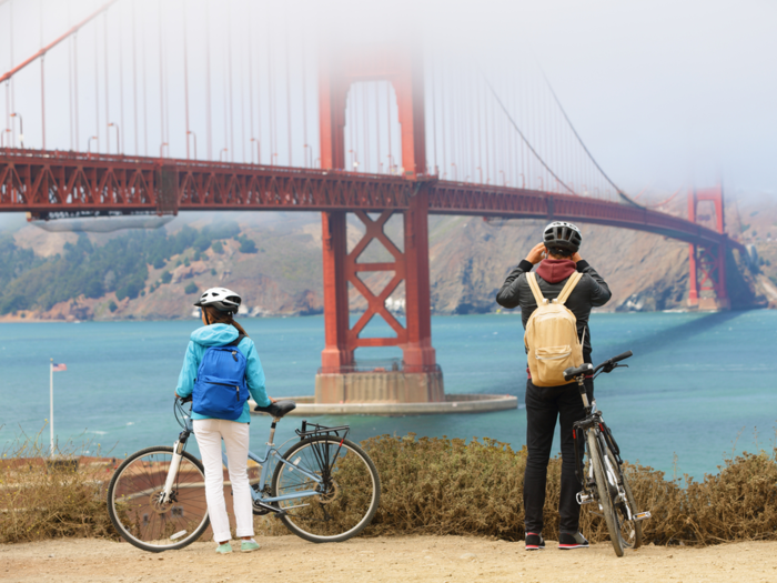 At first, the brothers rode their bikes to their Palo Alto office every day, in part because they were too cheap to buy a car.