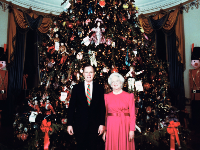 George Bush Sr. celebrated all four of his Christmas