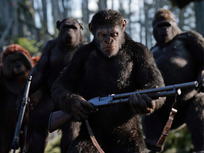 36. "War for the Planet of the Apes" (2017)