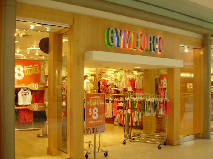 Gymboree — 350 stores