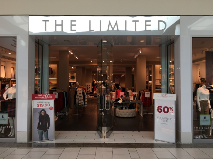 The Limited — 250 stores