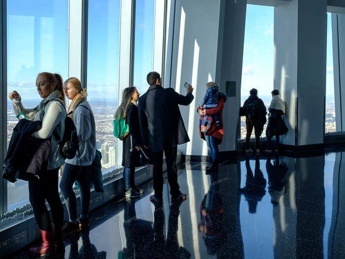 Finally, One World Trade Center. At 1776 feet tall and 104 stories, it