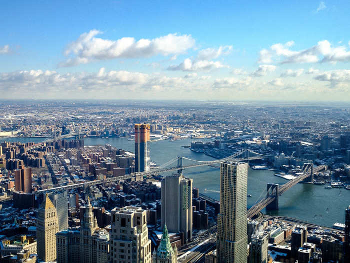 But the 360-degree view from One World Trade Center can