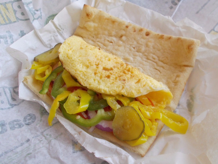 Subway — Egg and Cheese Sandwich (360 calories)