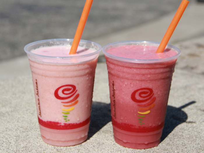 Jamba Juice — Aloha Pineapple Smoothie in the 16-oz 