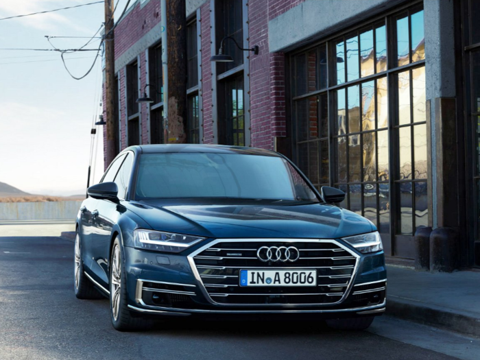 The A8 makes it easier to relax in bumper-to-bumper traffic with a driving assistance system that can stop, start, and steer the car without your assistance while moving up to 37.3 mph. And the car can also park without driver assistance.