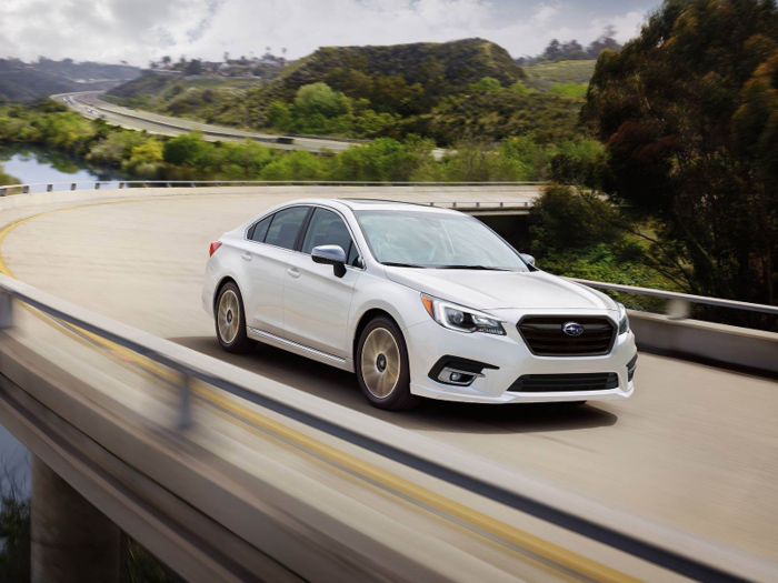 10. The Subaru Legacy keeps you safe and comfortable with its tech and driving features.