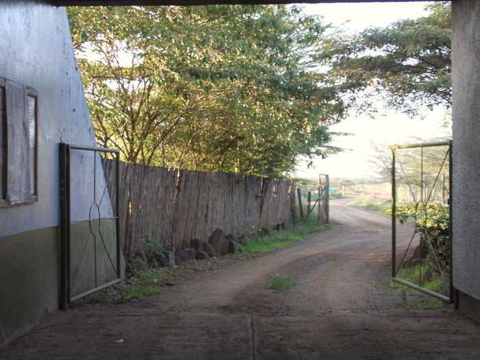 With our van loaded up (read: just me and my driver, Steven), we left the paved roads behind for the park