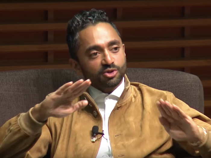 Former Facebook executive Chamath Palihapitiya said he feels 