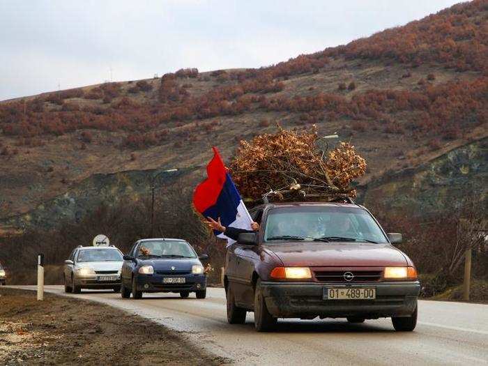 You might be surprised to find dried oak branches, rather than fir trees, strapped to the rooftops of cars in Serbia. The leaves are burned to bring good luck in the new year.