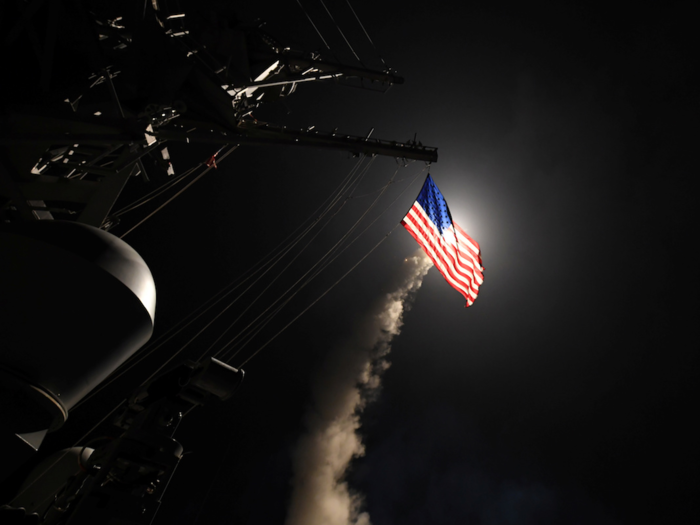 The USS Porter conducts strike operations from the Mediterranean Sea that were part of the cruise-missile strike against Syria on April 7.