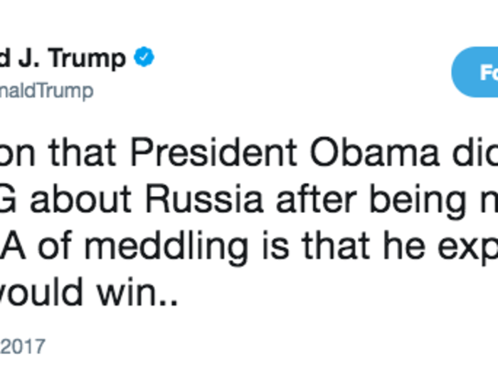 When he saw the Washington Post story about how the Obama administration bungled its response to Russian interference