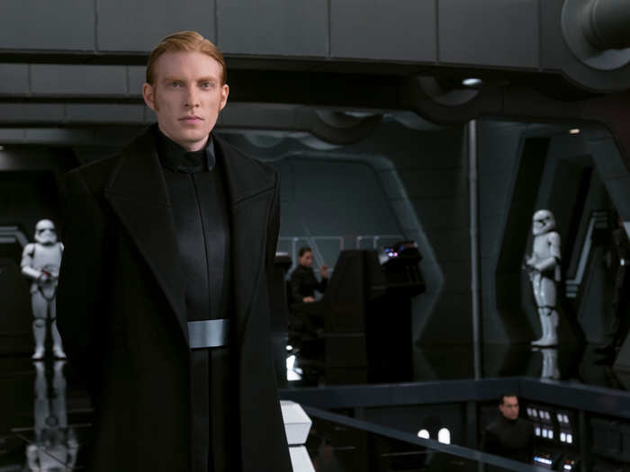 7. General Hux (Domhnall Gleeson)