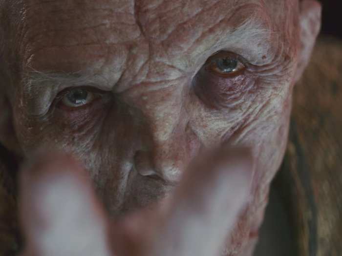 6. Supreme Leader Snoke (Andy Serkis)