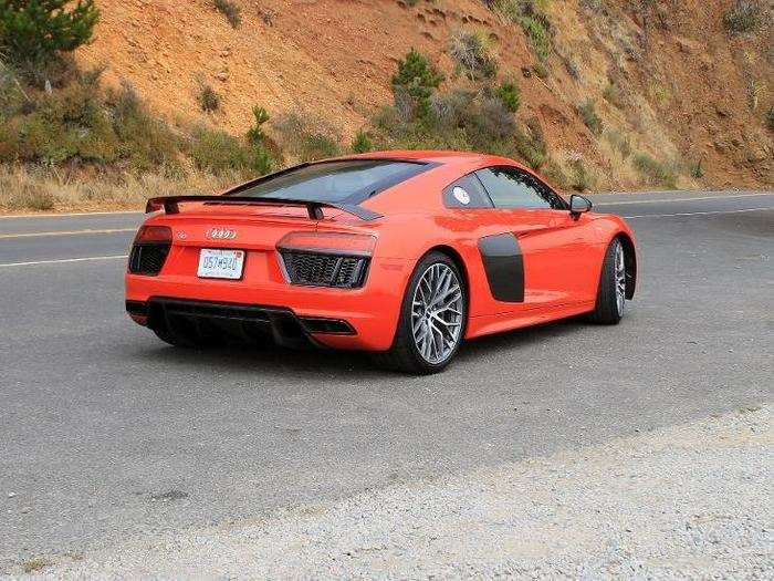 The R8 was firmly in its element here.