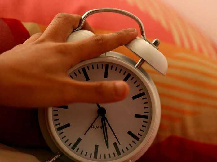 January 2: Stop hitting the snooze button