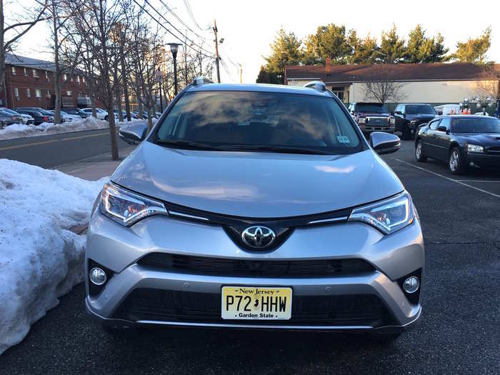 The Toyota RAV4 starts at $24,350, but the 2017 Platinum all-wheel-drive model I tested here costs $36,150. That